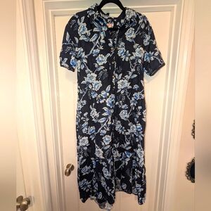 Johnny Was Magnolia Floral Sleeve Maxi Dress